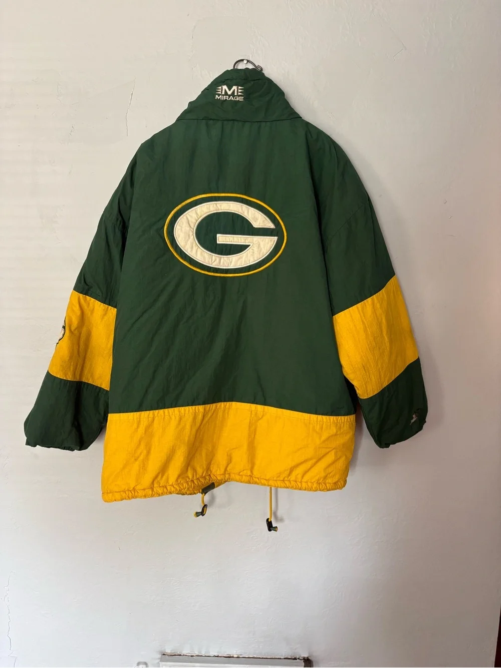 Vintage Green & Gold Packers Winter Jacket